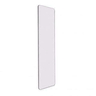 Miroir extractible pour armoires et dressings Quartz - pivotant à 180° - 1.000x300mm - Aluminium - verre et acier - Titane