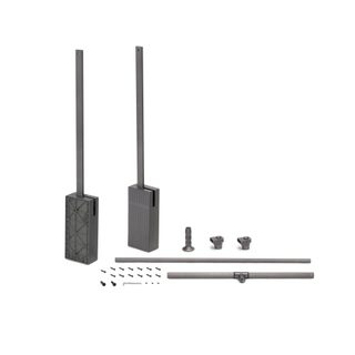 Penderie rabattable pour armoire Sway - 600 - 830mm - Acier - Aluminium et Plastique - Peint en titane
