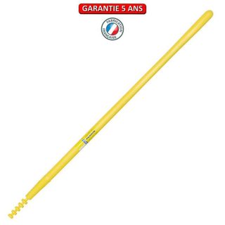 Manche composite droit 1,20 m pour pelle alu anglaise