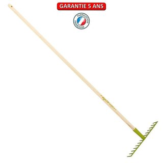 Râteau soudé 14 dents droites manche 150cm - Kiwi