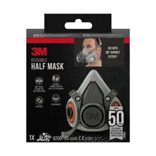3M Masque respiratoire anti-poussières à cartouche 6200