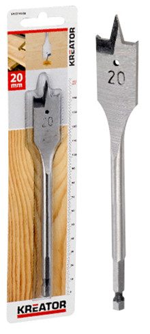 Mèche pour bois plate Ø 28x152mm