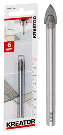 Mèche à verre et faïence Ø 4mm