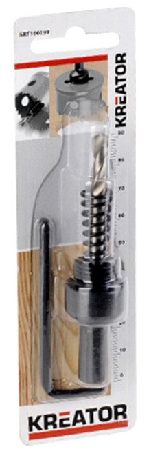 Foret centreur pour scie cloche à bois HSS