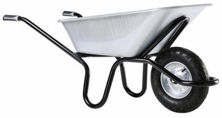 Brouette Bâti Plus Réno 120 L galvanisée - roue gonflée Ø 400 mm