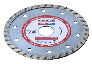 Disque diamant universels turbo - Alésage 22,2 mm 1 disque 125 mm 2,2 mm
