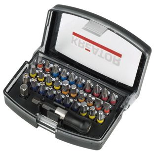 Coffret 32 pièces - 30 embouts avec bague + porte embouts