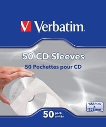 Verbatim Paper Envelopes/Paper 50 cd's