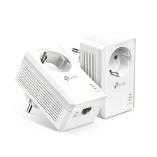 TP-Link Pack de 2 adaptateurs CPL 1000 Mbps avec 1 port Gigabit Ethernet - TL-PA7017 KIT - Blanc