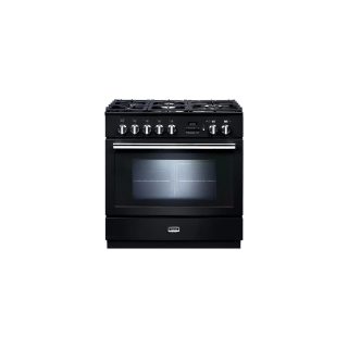 Cuisinière FALCON Professional+ FXP 90 Mixte Noir Brillant/Chrome - PROP90FXPDFGB/C
