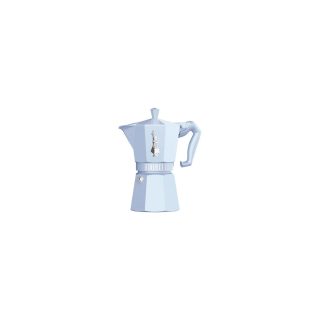 BIALETTI Cafetière italienne 6 tasses Bleu Pastel - Moka Exclusive