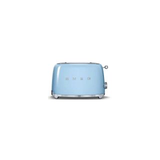 SMEG Toaster 2 tranches Bleu Azur - Années 50 - TSF01PBEU