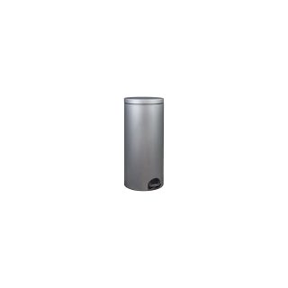ROSSIGNOL Poubelle à pédale Sania 30 L gris métal 90141