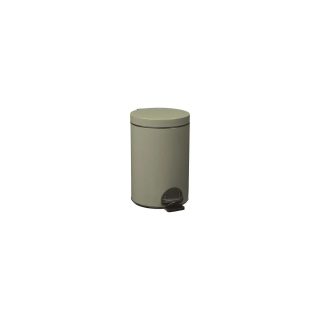 ROSSIGNOL Poubelle à pédale 14 L Gris Ciment - Élora