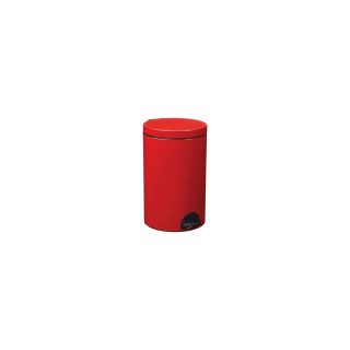 ROSSIGNOL Poubelle à pédale 20 L Rouge Carmin - Élora
