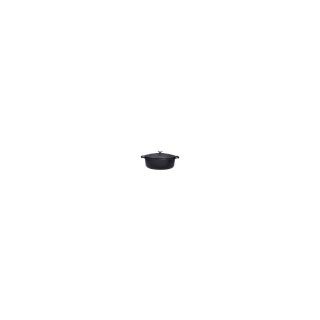 CHASSEUR Cocotte en fonte ovale 29 cm Noire - Sublime