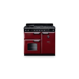 FALCON Piano de cuisson 100 cm mixte Classic NGCTAB - bordeaux /chrome