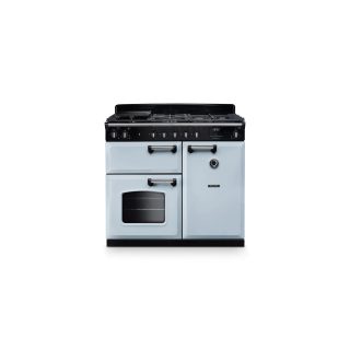 FALCON Piano de cuisson 100 cm mixte Classic NGCTAB - bleu pastel /chrome