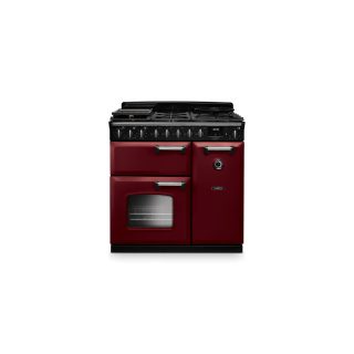 FALCON Piano de cuisson classic deluxe NGC TAB GAZ 90 cm bordeau chrome