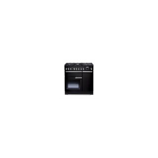 FALCON Piano de cuisson 90 cm Professional Deluxe Mixte noir/Chrome- PDL90DFGB/C
