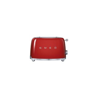SMEG Toaster 2 tranches Rouge - Années 50 - TSF01RDEU
