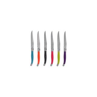 JEAN DUBOST Coffret de 6 couteaux à steak - Laguiole Tonic Mix