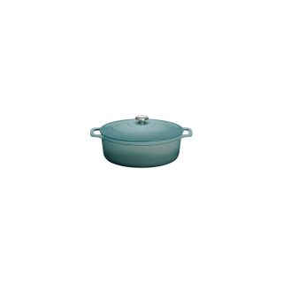 CHASSEUR Cocotte en fonte ovale 33 cm Quartz - Sublime
