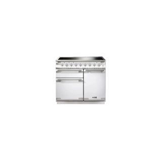 Cuisinière FALCON ELISE 100 Induction Blanc/Nickel brossé ELS100EIWH/-EU
