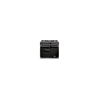 Cuisinière FALCON Semi Pro DELUXE 1000 Mixte Noir/ Chrome - F1000DXDFBL/CM-EU