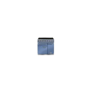 Cuisinière FALCON Semi Pro DELUXE 900 Induction Bleu de chine/Nickel brossé - F900DXEICA/N-EU