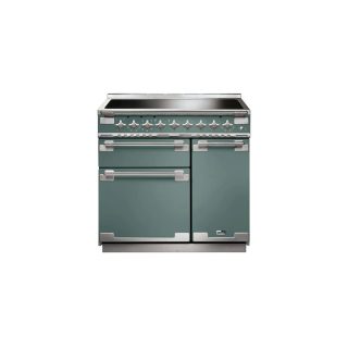 Cuisinière FALCON ELISE 90 Induction Vert Minéral Mat/Nickel brossé - ELS90EIMG/-EU