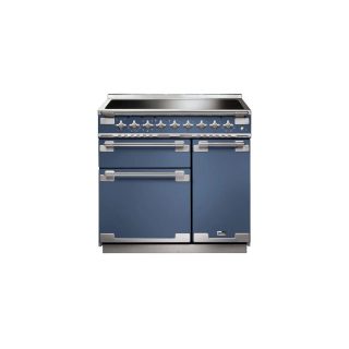 Cuisinière FALCON ELISE 90 Induction Roche bleue/Nickel brossé - ELS90EISB/-EU