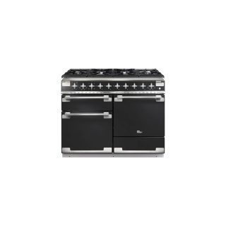 Cuisinière FALCON ELISE 110 Mixte Charbon Mat Satiné/Nickel brossé -ELS110DFCB/-EU