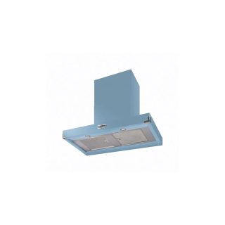 Hotte FALCON CONTEMPORAINE 900 BLEU DE CHINE/NICKEL BROSSE - FHDCT900CA/N