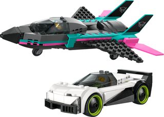 Le jet contre la voiture