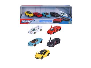 MAJORETTE Coffret cadeau de 5 voitures jouets (Lamborghini)