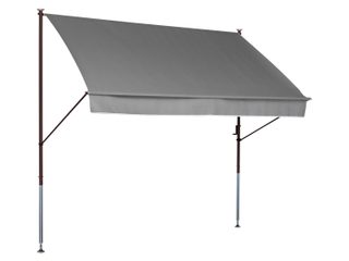 ANGERER Store banne à fixer, réglable 225-275 cm (gris clair, 200 cm breit)