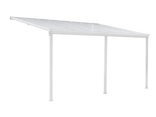 HOME DELUXE Pergola de terrasse SOLIS, différentes tailles (496 x 300 x 278 cm, blanc)