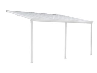 HOME DELUXE Pergola de terrasse SOLIS, différentes tailles (557x 303 x 278 cm, blanc)