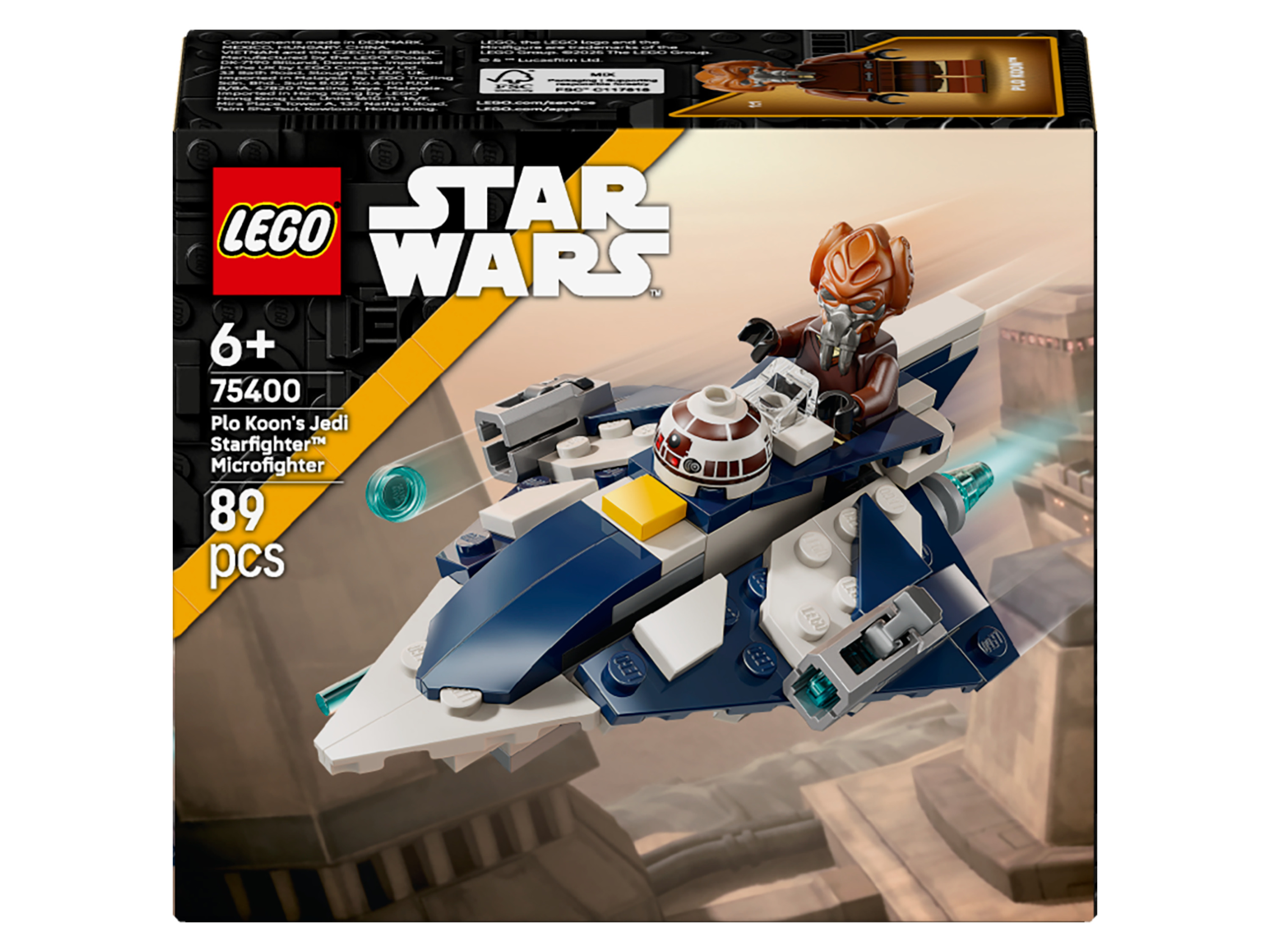 LEGO® STAR WARS 75400 Le Jedi Starfighter™ de Plo Koon Microfighter