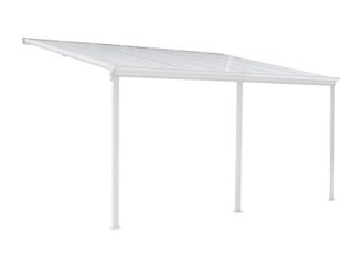 HOME DELUXE Pergola de terrasse SOLIS, différentes tailles (435 x 300 x 278 cm, blanc)