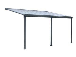 HOME DELUXE Pergola de terrasse SOLIS, différentes tailles (435 x 300 x 278 cm, gris)