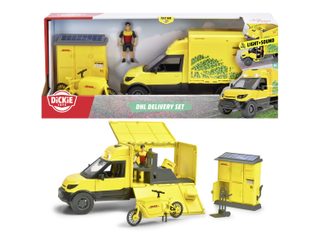 DICKIE Véhicule de livraison « DHL Delivery Set »
