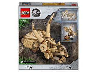 LEGO® JURASSIC WORLD™ 76969 Les fossiles de dinosaures : Le crâne du Tricératops