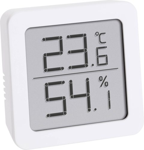 TFA Dostmann TFA - Thermo-Hygrometer - digital - weiß Thermo-hygromètre blanc 30.5051.02