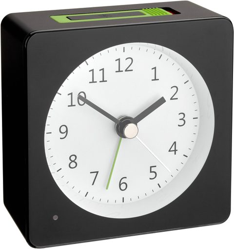 TFA Dostmann 60.1031.01 à quartz Réveil noir Heures de réveil 1