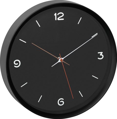 TFA Dostmann Horloge murale 60.3056.01 à quartz 30.9 cm x 50 mm bleu pétrole