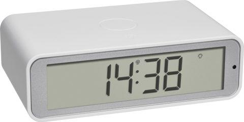 TFA Dostmann 60.2560.02 radiopiloté(e) Réveil blanc Heures de réveil 1