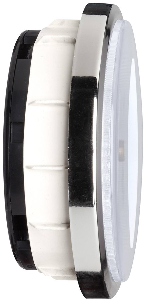 TFA Dostmann Horloge radiopilotée 60.3543.02 radiopiloté(e) 90 mm x 36 mm chrome (brillant) à encastrer