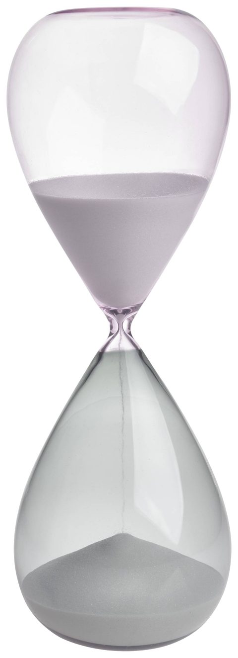TFA Dostmann Sablier gris, rose analogique